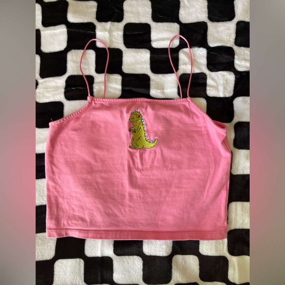 Pink Crop Top